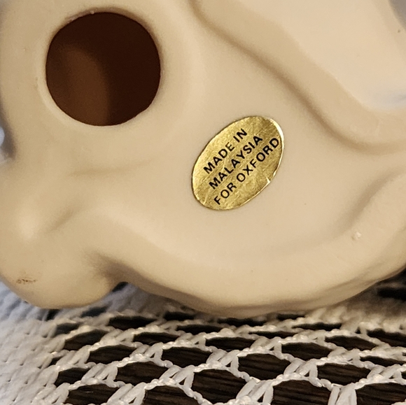 Love is wonderful HOMCO 1990 rabbits ceramic - Picture 2 of 10